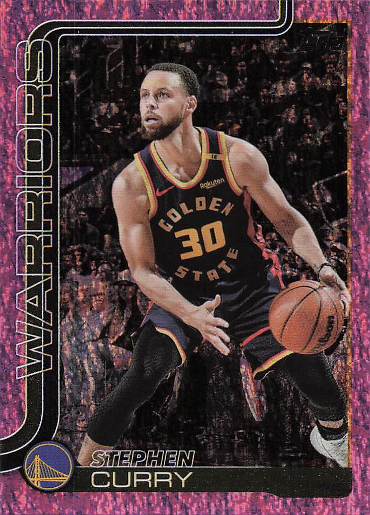 2025-26 Topps Basketball Pink Holo Foil Stephen Curry #135
