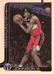 2025-26 Topps Basketball Rainbow Foilboard Tre Johnson III #206 Rookie