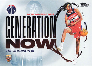 2025-26 Topps Basketball Generation Now Tre Johnson III #GN-6