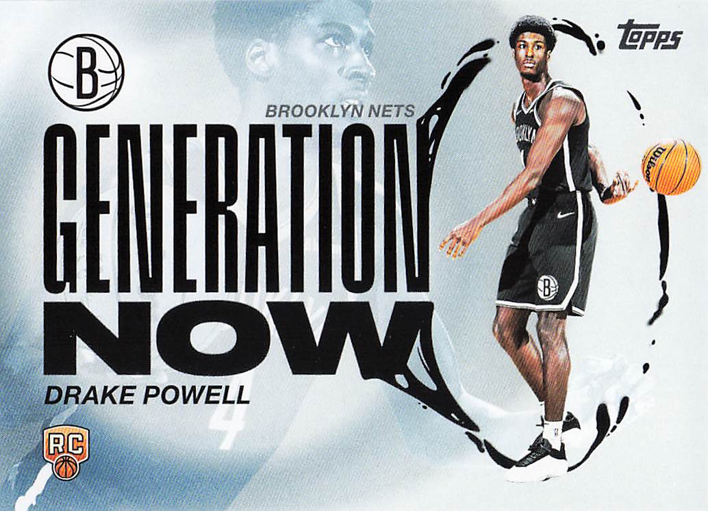 2025-26 Topps Basketball Generation Now Drake Powell #GN-22