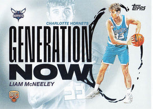 2025-26 Topps Basketball Generation Now Liam McNeeley #GN-29