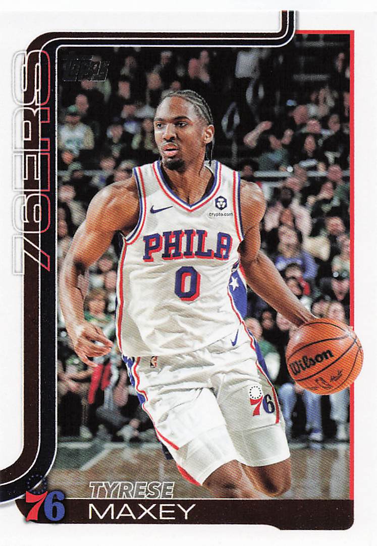 2025-26 Topps Basketball Tyrese Maxey #21