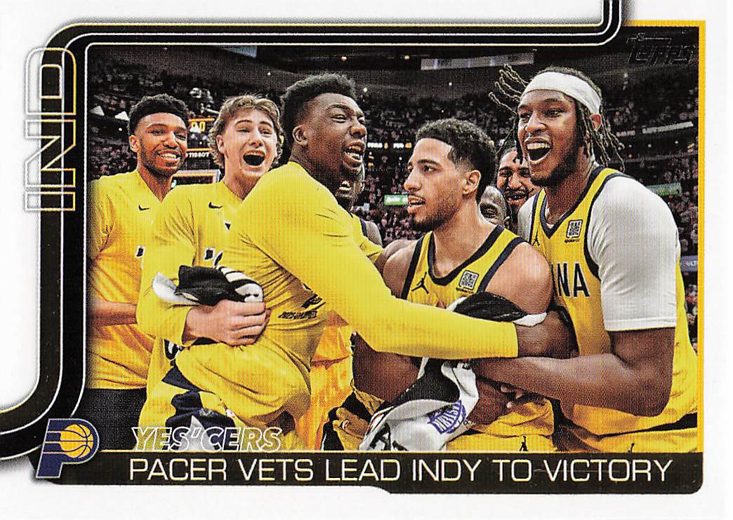 2025-26 Topps Basketball Yes'Cers: Pacer Vets Lead Indy To Victory #280