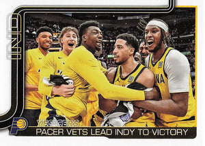 2025-26 Topps Basketball Yes'Cers: Pacer Vets Lead Indy To Victory #280