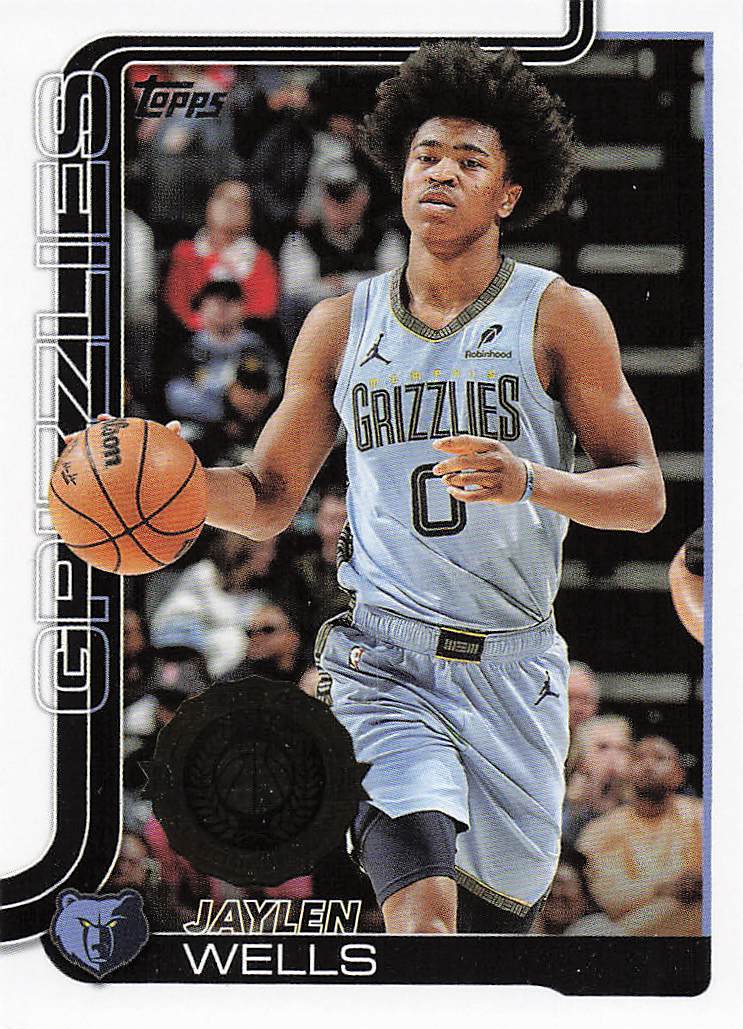 2025-26 Topps Basketball Jaylen Wells #183