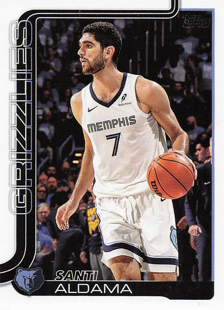 2025-26 Topps Basketball Santi Aldama #187