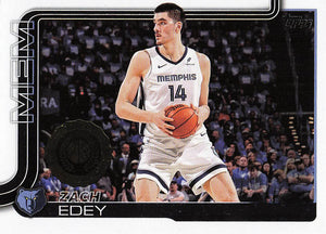 2025-26 Topps Basketball Zach Edey #186