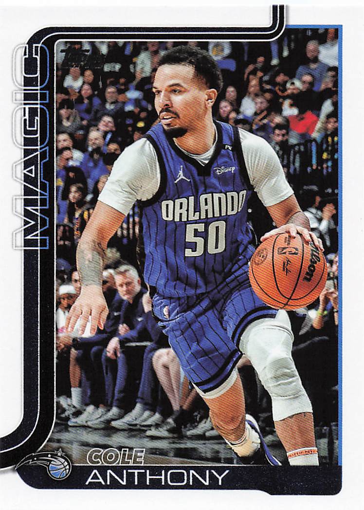 2025-26 Topps Basketball Cole Anthony #91