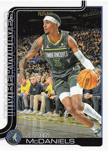 2025-26 Topps Basketball Jaden McDaniels #248