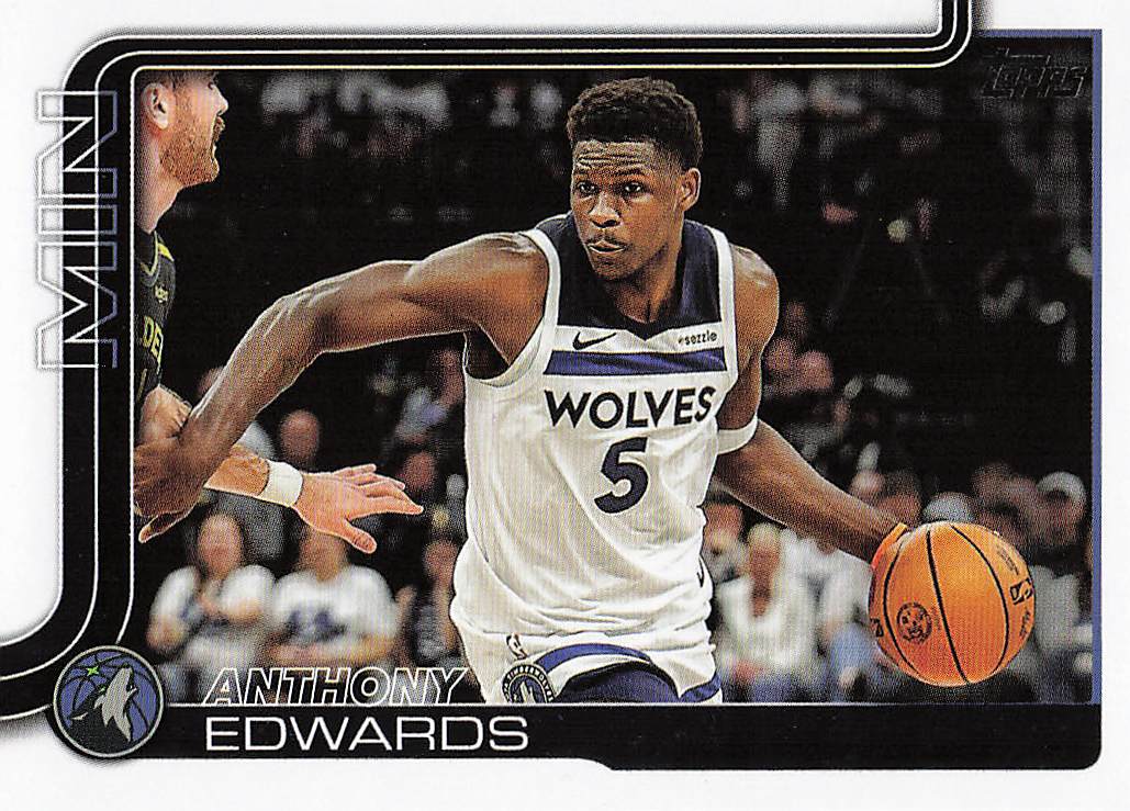 2025-26 Topps Basketball Anthony Edwards #108