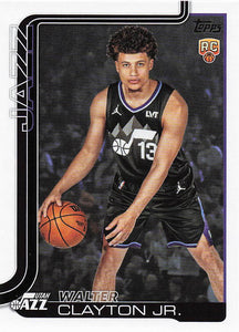 2025-26 Topps Basketball Walter Clayton Jr. #218 Rookie