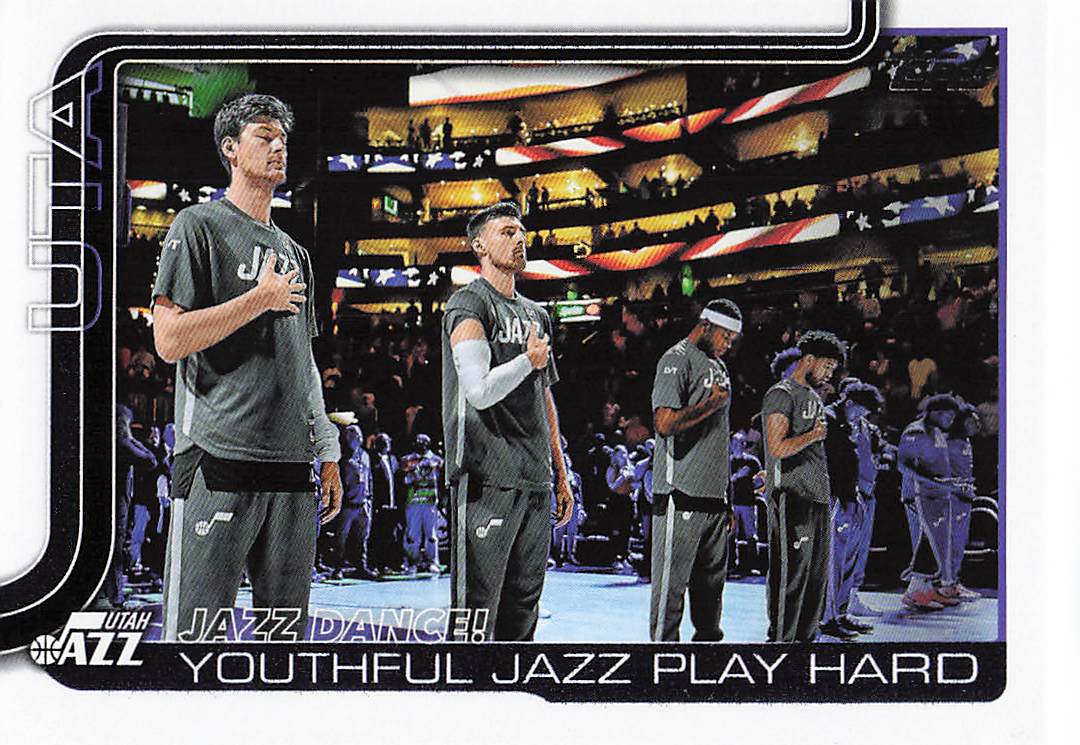 2025-26 Topps Basketball Jazz Dance!: Youthful Jazz Play Hard #290