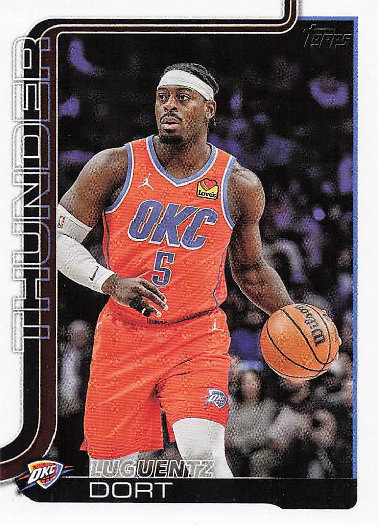 2025-26 Topps Basketball Luguentz Dort #117