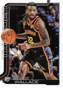 2025-26 Topps Basketball Cason Wallace #119