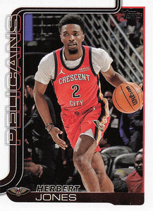 2025-26 Topps Basketball Herbert Jones #189