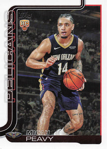 2025-26 Topps Basketball Micah Peavy #241 Rookie