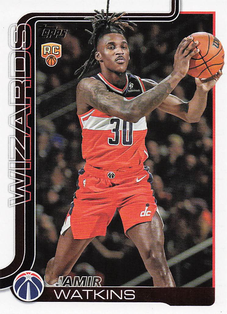 2025-26 Topps Basketball Jamir Watkins #244 Rookie