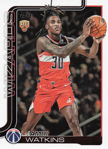 2025-26 Topps Basketball Jamir Watkins #244 Rookie