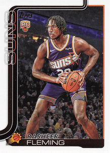2025-26 Topps Basketball Rasheer Fleming #231 Rookie