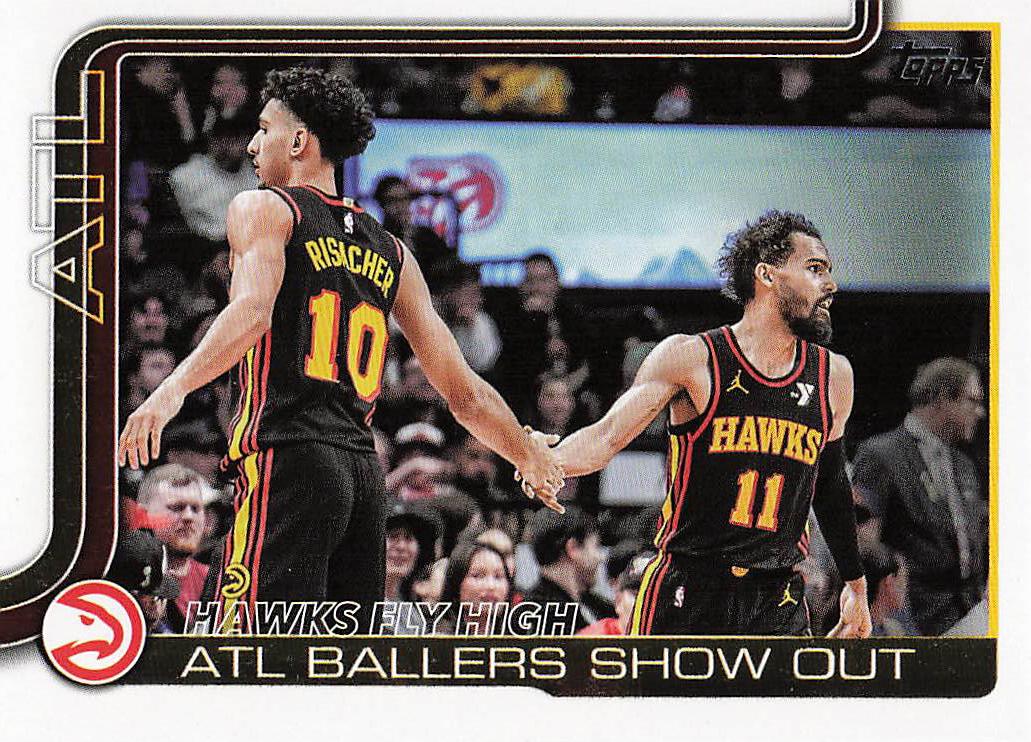 2025-26 Topps Basketball Hawks Fly High: ATL Ballers Show Out #282
