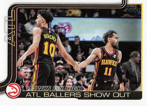 2025-26 Topps Basketball Hawks Fly High: ATL Ballers Show Out #282