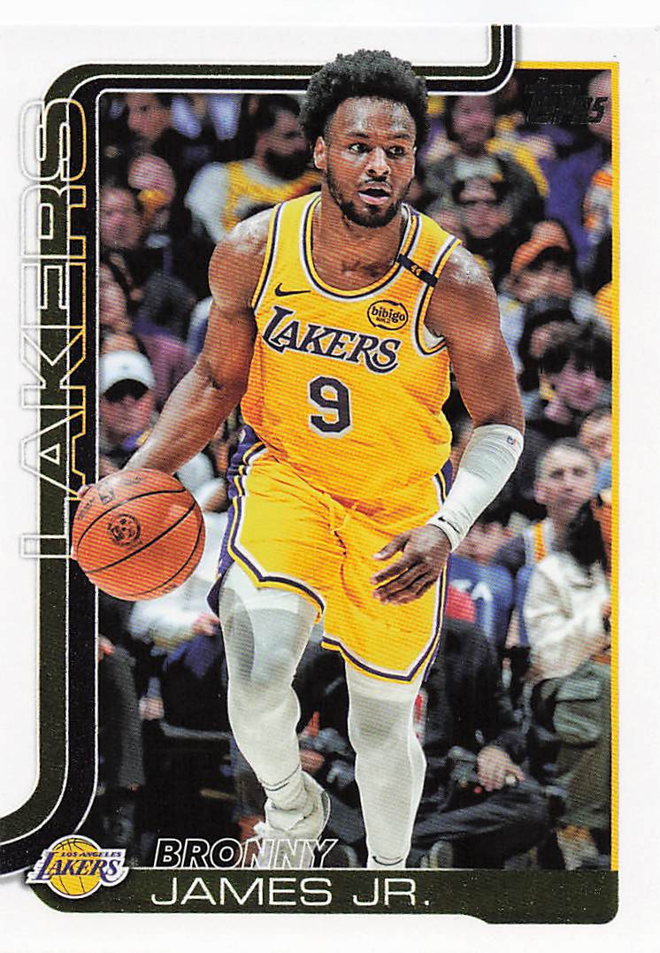 2025-26 Topps Basketball Bronny James Jr. #152