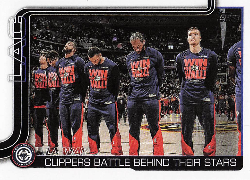 2025-26 Topps Basketball LA Way: Clippers Battle Behind Their Stars #292