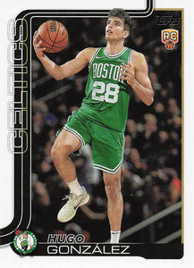2025-26 Topps Basketball Hugo Gonza?lez #228 Rookie