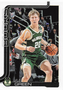 2025-26 Topps Basketball AJ Green #57