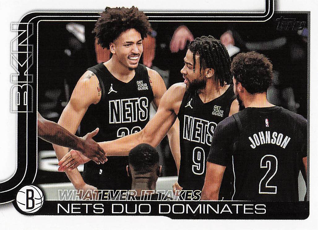 2025-26 Topps Basketball Whatever It Takes: Nets Duo Dominates #273