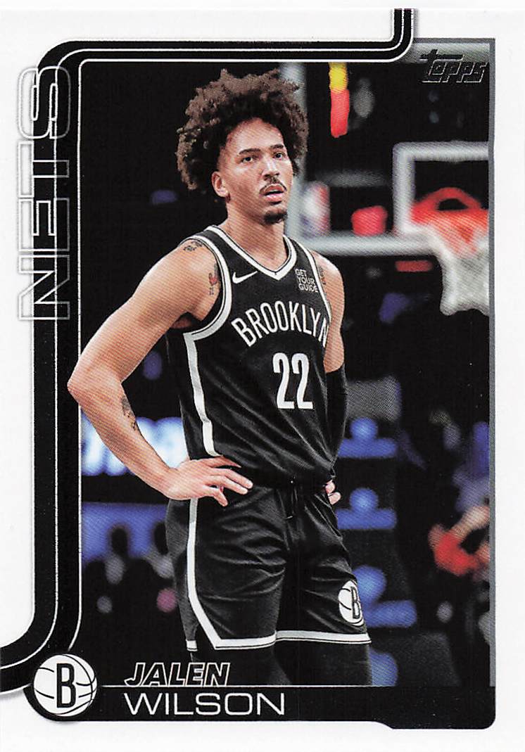 2025-26 Topps Basketball Jalen Wilson #12