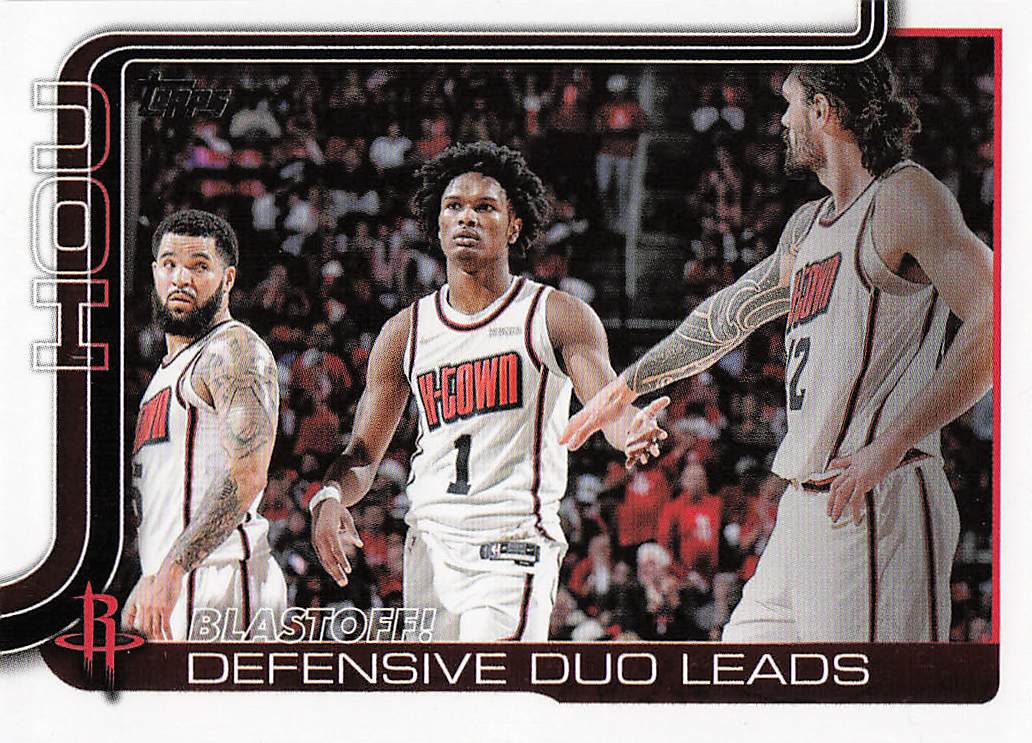 2025-26 Topps Basketball Blastoff!: Defensive Duo Leads #297