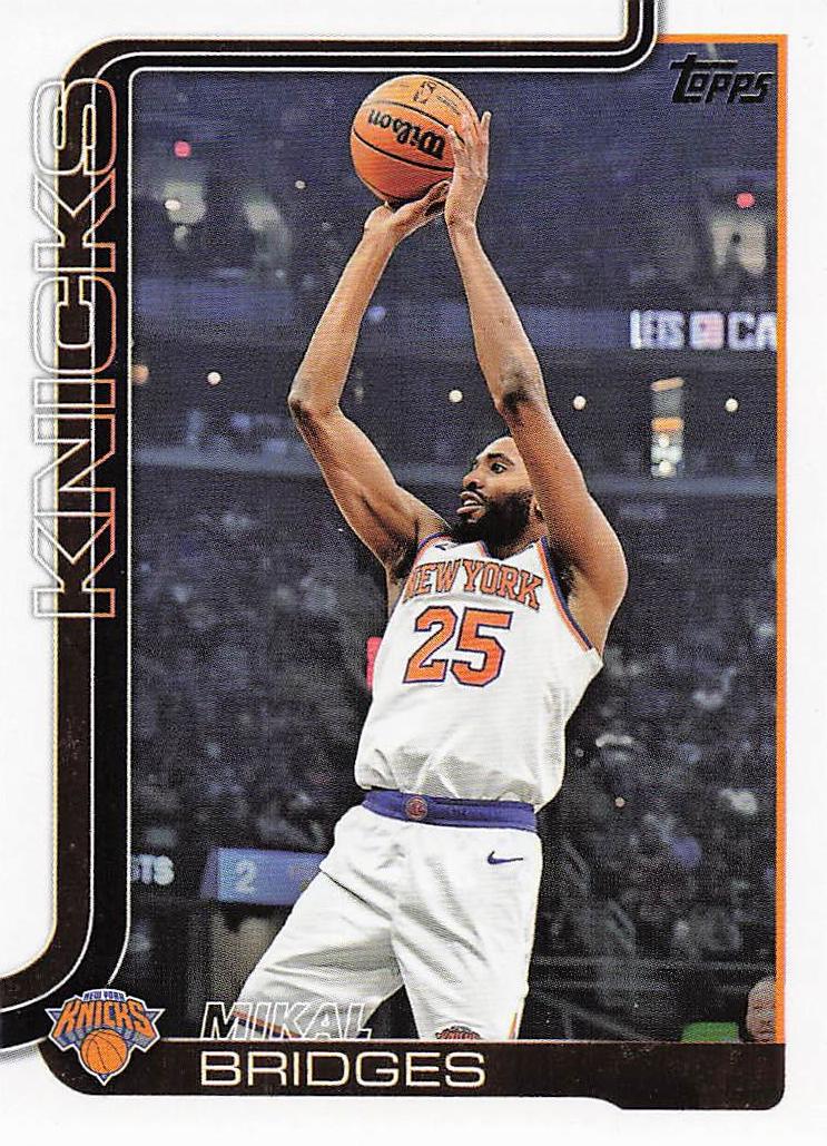 2025-26 Topps Basketball Mikal Bridges #18