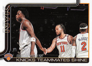 2025-26 Topps Basketball Big Apple W: Knicks Teammates Shine #274