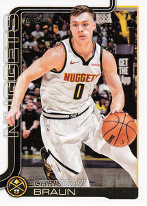 2025-26 Topps Basketball Christian Braun #102