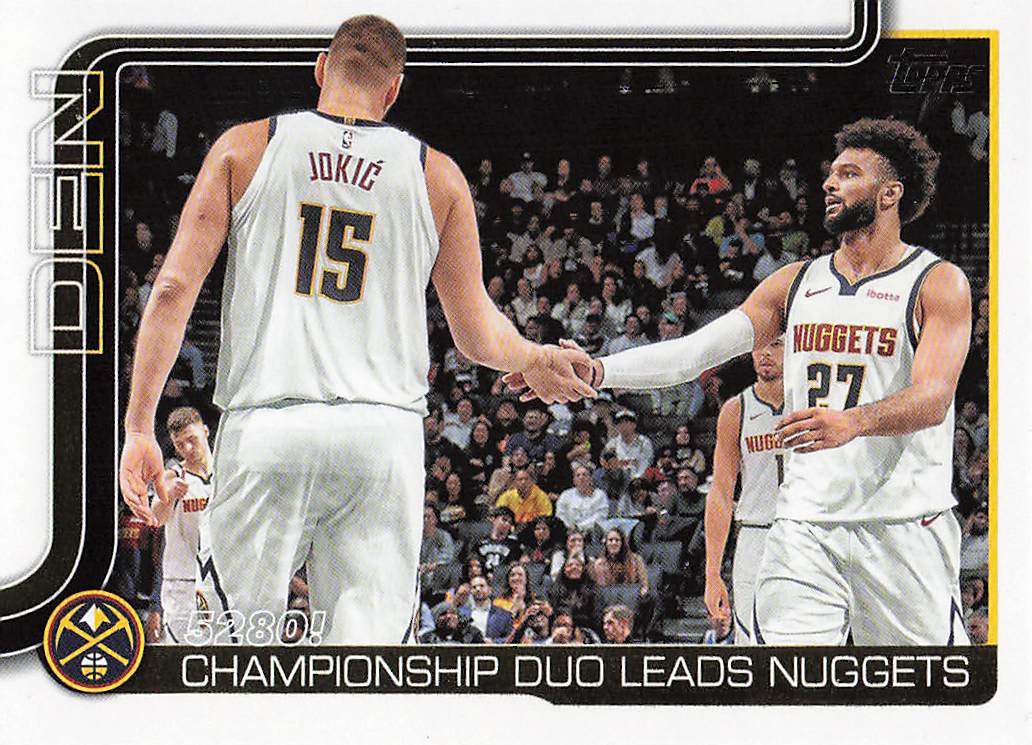 2025-26 Topps Basketball 5280!: Championship Duo Leads Nuggets #286
