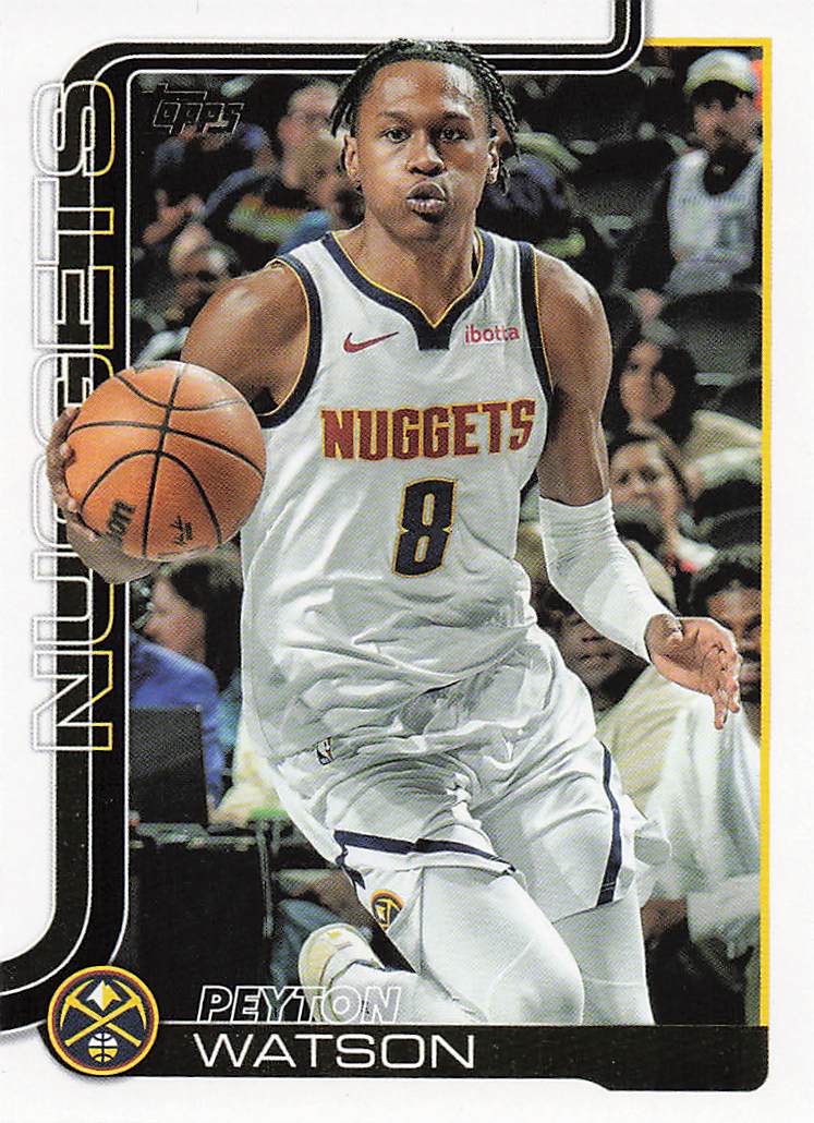 2025-26 Topps Basketball Peyton Watson #106