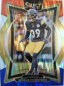 2024 Panini Select Football Black & Blue Prizm Shock Minkah Fitzpatrick #84