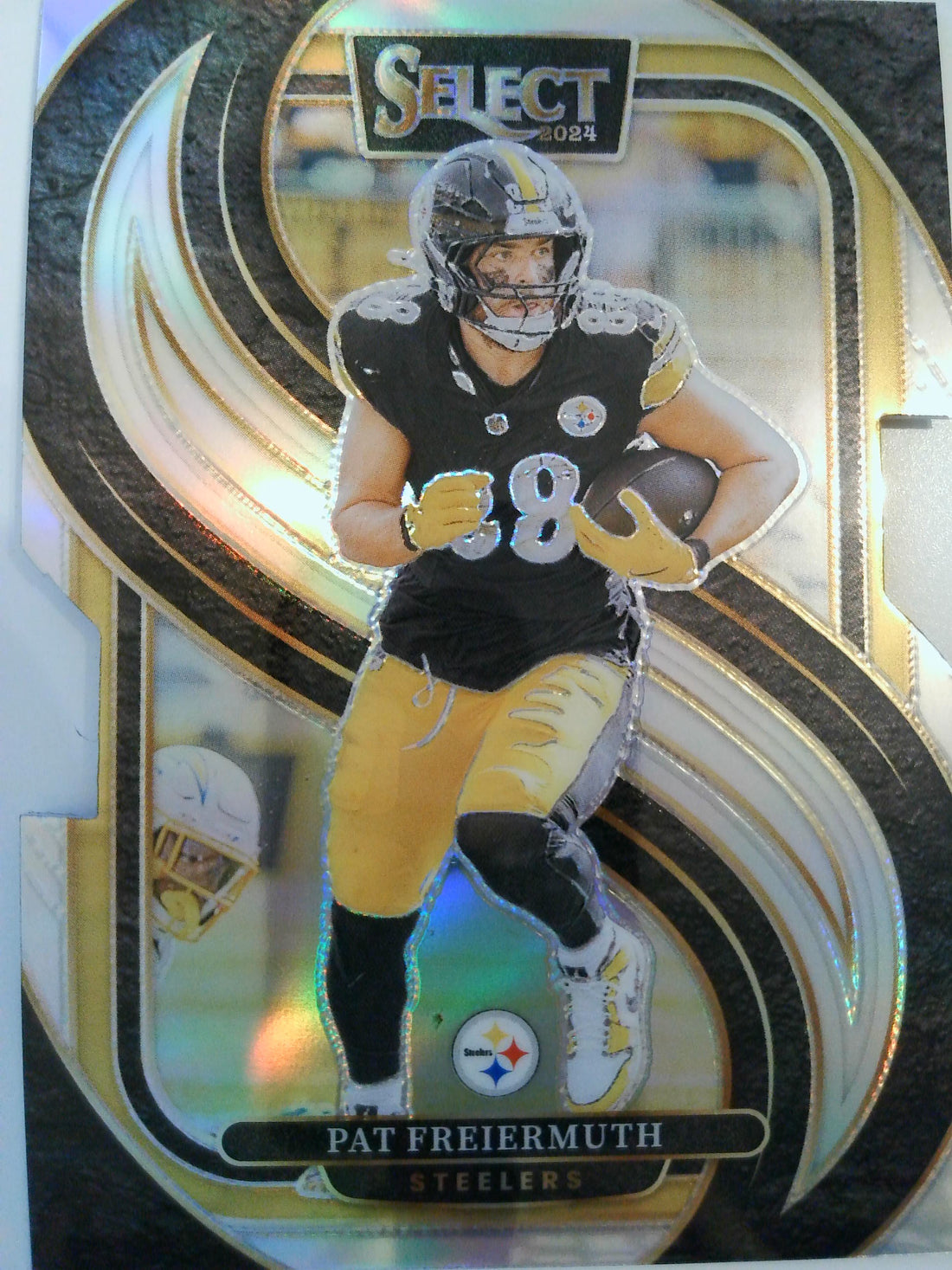 2024 Panini Select Football Silver Prizm Die Cut Pat Freiermuth #186