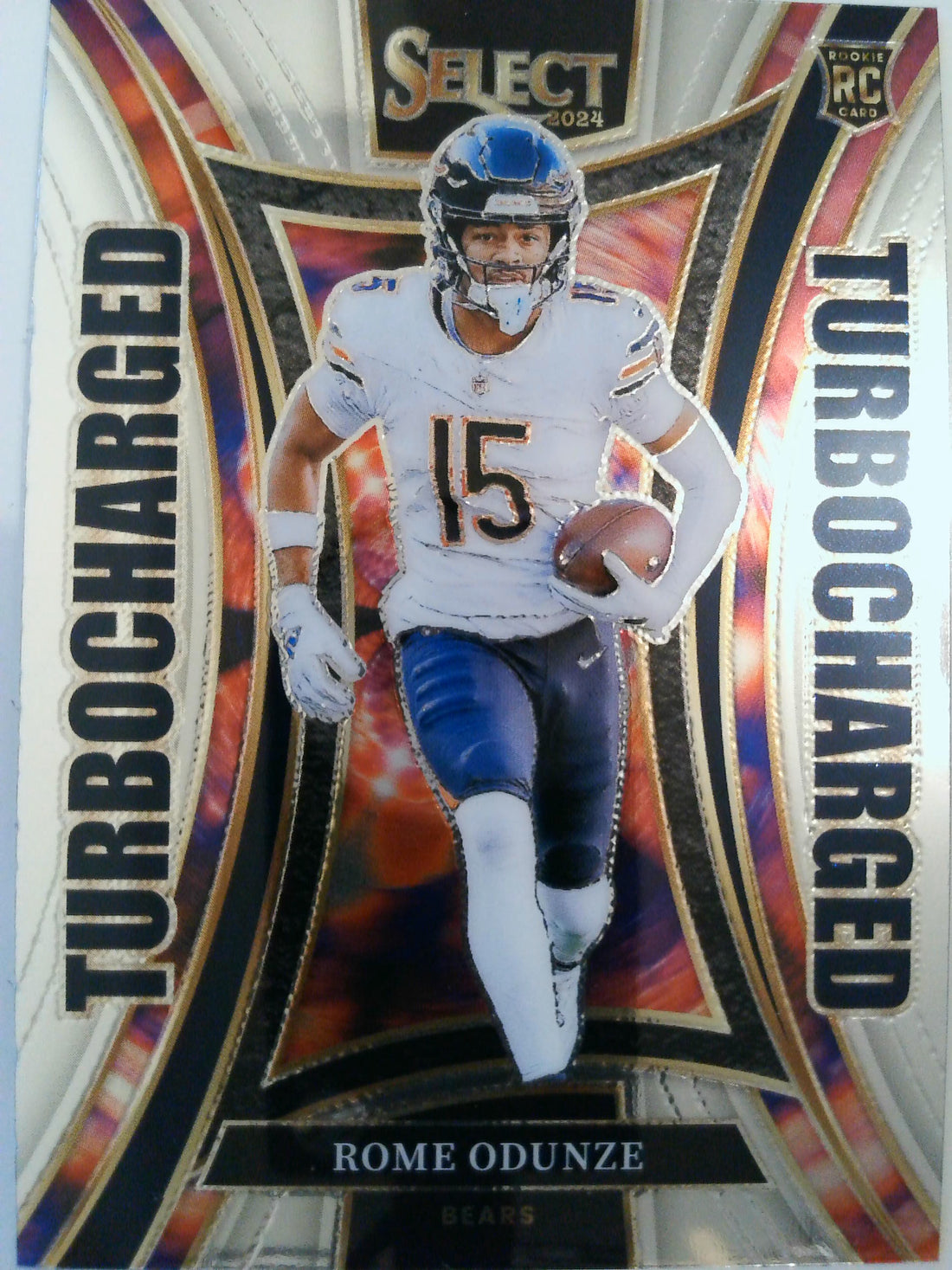 2024 Panini Select Football Turbocharged Rome Odunze #22