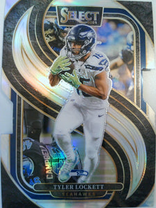 2024 Panini Select Football Silver Prizm Die Cut Tyler Lockett #199
