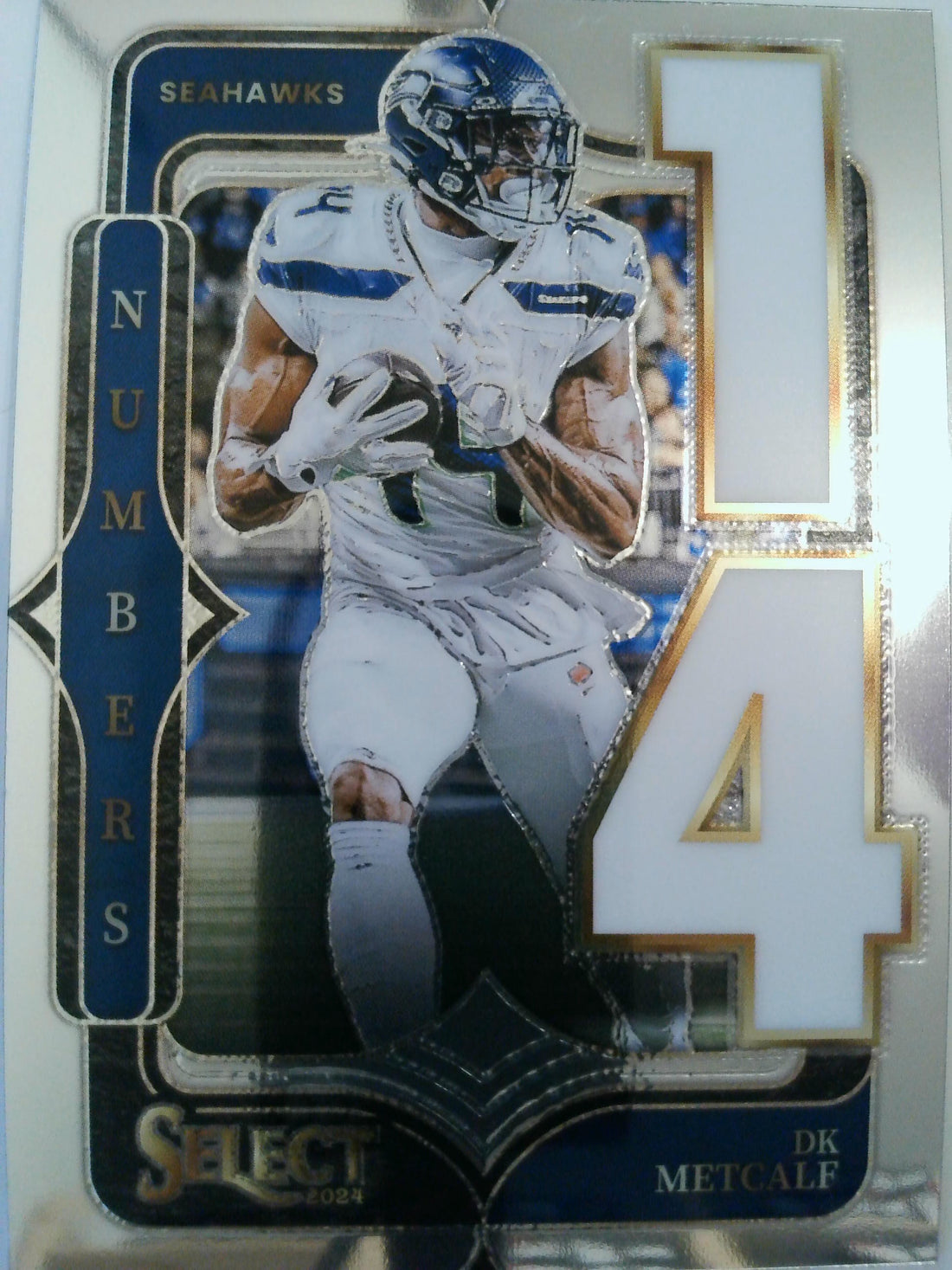 2024 Panini Select Football Select Numbers DK Metcalf #24
