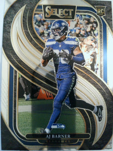 2024 Panini Black Football AJ Barner #103 Rookie