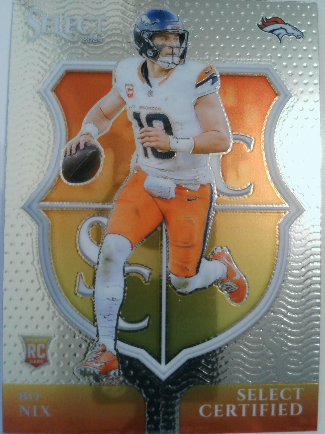 2024 Panini Select Football Select Certified Rookies Prizm Bo Nix #4