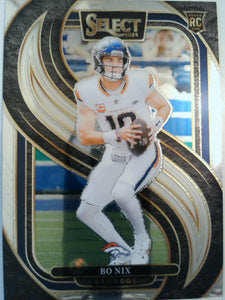2024 Panini Select Football Bo Nix #117 Rookie