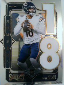 2024 Panini Select Football Select Numbers Caleb Williams #19