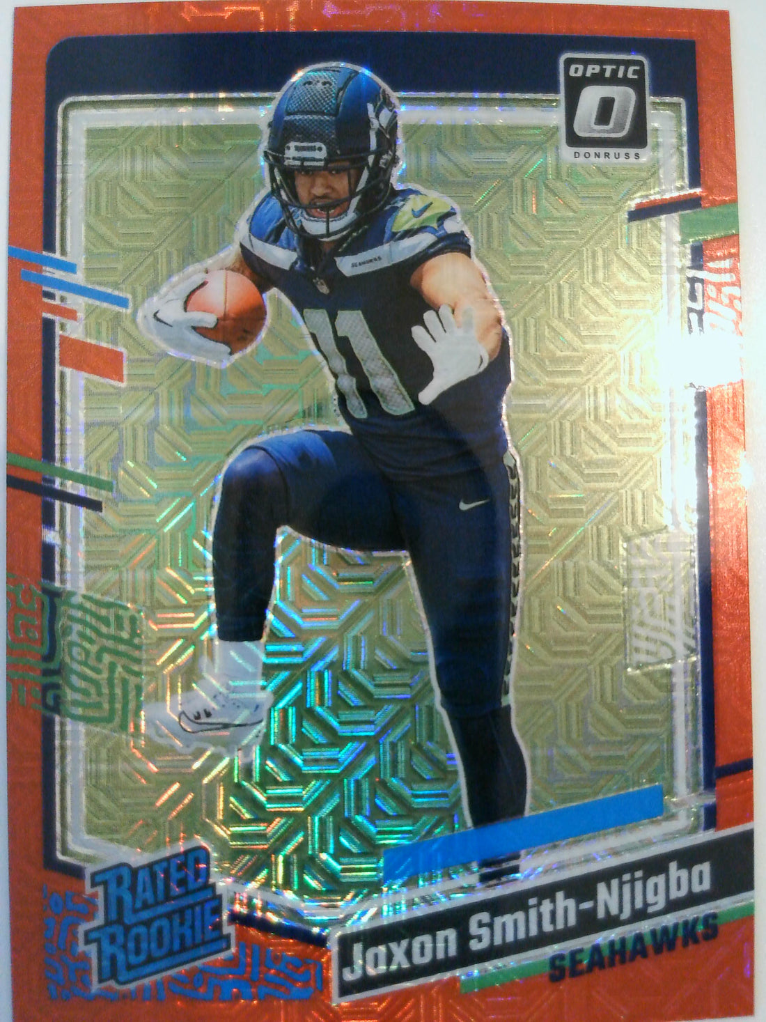 2023 Donruss Optic Football Red Mojo Jaxon Smith-Njigba #293 Rookie