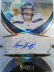 2024 Panini Select Signatures White Prizm 01/50 Sam Howell #SSP-SHL