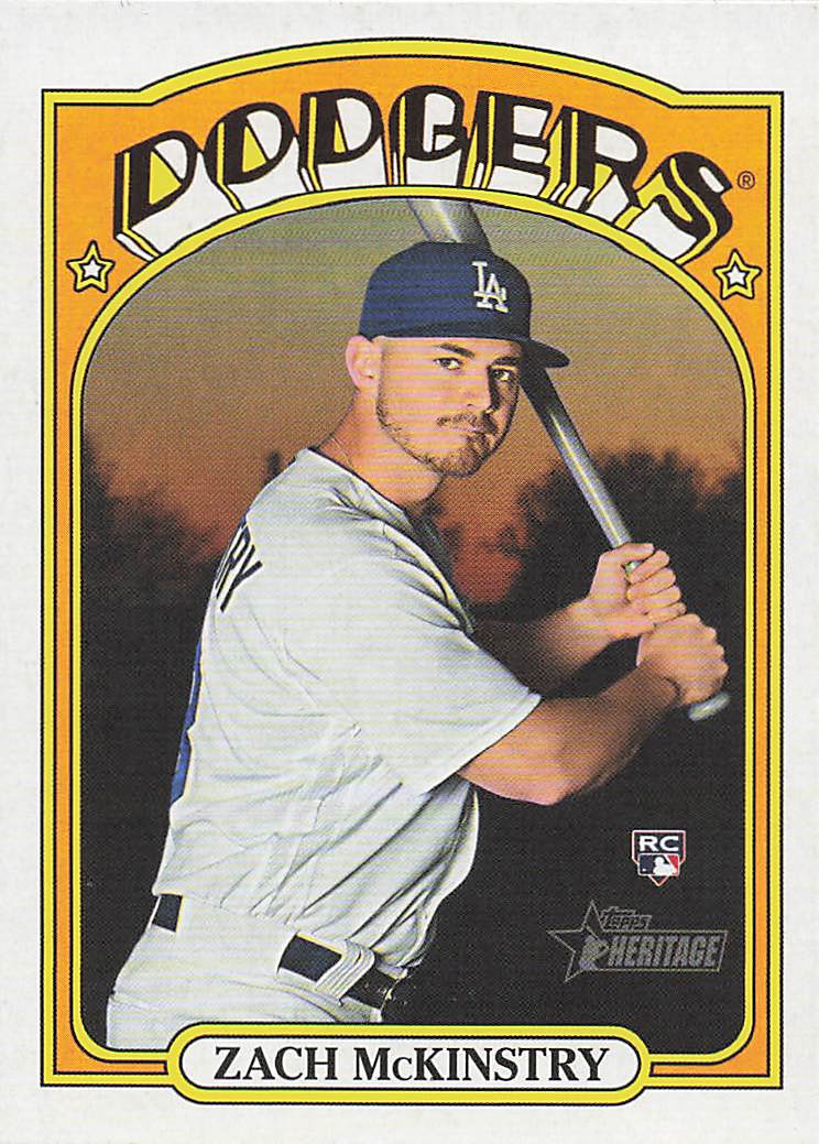 2021 Topps Heritage Baseball Zach McKinstry #686 Rookie