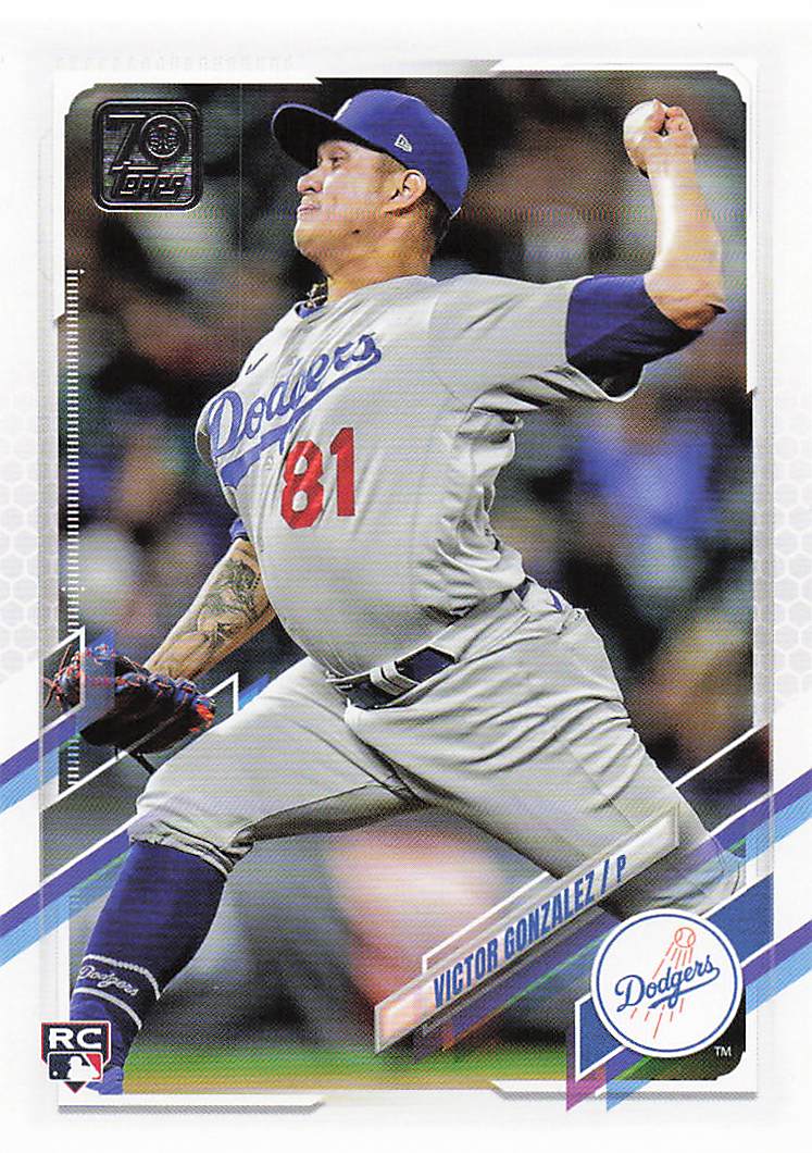 2021 Topps Update Baseball Victor Gonzalez #US76 Rookie
